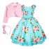 Vestido De Festa Carinha Anjo Verde Daminha Tiara Bolero