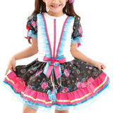 Vestido De Festa Infantil Junino Caipira