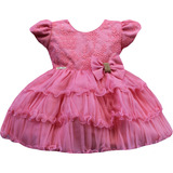 Vestido De Festa Infantil Luxo Casamento Batizado Daminha