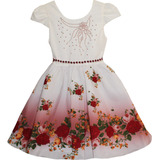Vestido De Festa Infantil Luxo Casamento Debutante