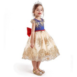 Vestido De Festa Infantil Realeza Luxo Batizado Daminha