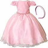 Vestido De Festa Infantil Rosa Formatura Batizado Daminha Casamento Aniversário Rosa Bebê 12 Veste 7 8 Anos 