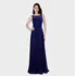 Vestido De Festa Longo Plus Size Azul Marinho