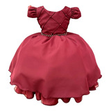 Vestido De Festa Renda Luxuoso Infantil - Várias Cores 2109