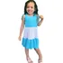 Vestido De Menina Infantil Colorido Verão Mini Diva Estilosa