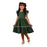Vestido De Menina Infantil Festa Natal Batizado Formatura