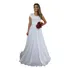 Vestido De Noiva Longo Renda Canoa - Simples E Barato