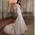 Vestido De Noiva Semi Sereia Ester Renda Elegante Luxuoso