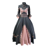 Vestido De Prenda Bordado Para Bailes Gaucho