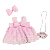 Vestido De Princesa Para Bonecas Com Sapatinhos De Luxo Rosa