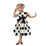Vestido De Princesa Vintage De Bolinhas Para Bebês E Meninas Vestido De Festa Rockabilly Para 1 A 6 Anos Branco 3 4 Anos