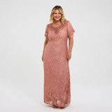 Vestido De Renda Longo