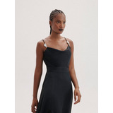 Vestido Degage Preto