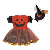 Vestido Do Halloween Laranja