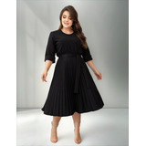 Vestido Elegante Rodado Saia