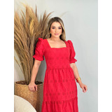 Vestido Em Lese Maxi
