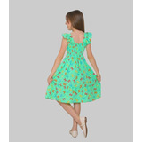 Vestido Estampa Borboleta Infantil