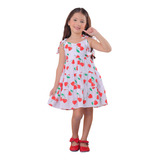 Vestido Estampa Cerejinha Feminino