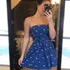 Vestido Estampado Azul Poas Tomara Que Caia Hollister