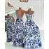 Vestido Ester Feminino Longo Floral Recorte Na Cintura