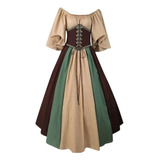 Vestido Estilo Medieval Tamanho G1 Plus Size Conforto