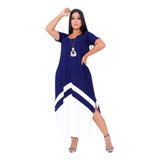 Vestido Faixa Feminino Max