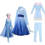 Vestido Fantasia Elsa Frozen 2 Pronta