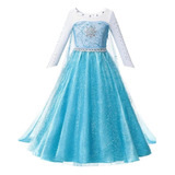 Vestido Fantasia Frozen 1 Princesa Elsa