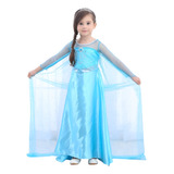 Vestido Fantasia Frozen Elsa Infantil Disney
