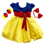 Vestido Fantasia Infantil Branca