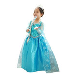 Vestido Fantasia Infantil Frozen Elsa