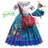 Vestido Fantasia Infantil Mirabel Meninas + Óculos + Bolsa
