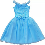 Vestido Fantasia Infantil Princesa Cinderela Kit Completo