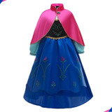 Vestido Fantasia Infantil Princesas Ana Tradicional