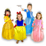 Vestido Fantasia Infantil Princesas