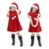 Vestido Fantasia Mamãe Noel Infantil - Ajudante Papai Noel