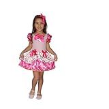 Vestido Fantasia Moranguinho Tiara