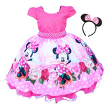 Vestido Fantasia Personagem Minnie
