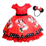 Vestido Fantasia Personagem Minnie