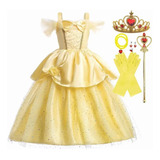 Vestido Fantasia Princesa Bela