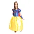Vestido Fantasia Princesa Branca De Neve Com Luvas E Capa