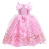 Vestido Fantasia Princesa Infantil Bela E