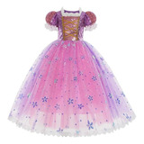 Vestido Fantasia Princesa Rapunzel