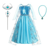 Vestido Fantasia Princesas Infantil