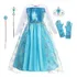Vestido Fantasia Princesas Infantil Frozen Elza