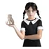 Vestido Fantásia Wandinha Addams Infantil