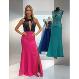 Vestido Femenimo Busto Preto