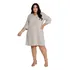 Vestido Feminina Plus Size Airflow Linho