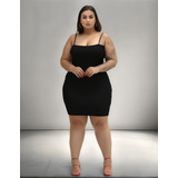 Vestido Feminino Alcinha Midi P Ao Plus Size Blogueira Alça