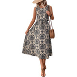 Vestido Feminino Casual Moda